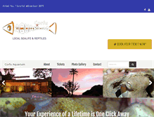 Tablet Screenshot of corfuaquarium.com